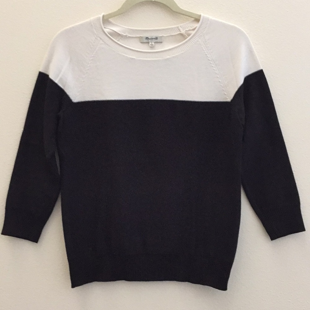 Madewell colorblock sweater